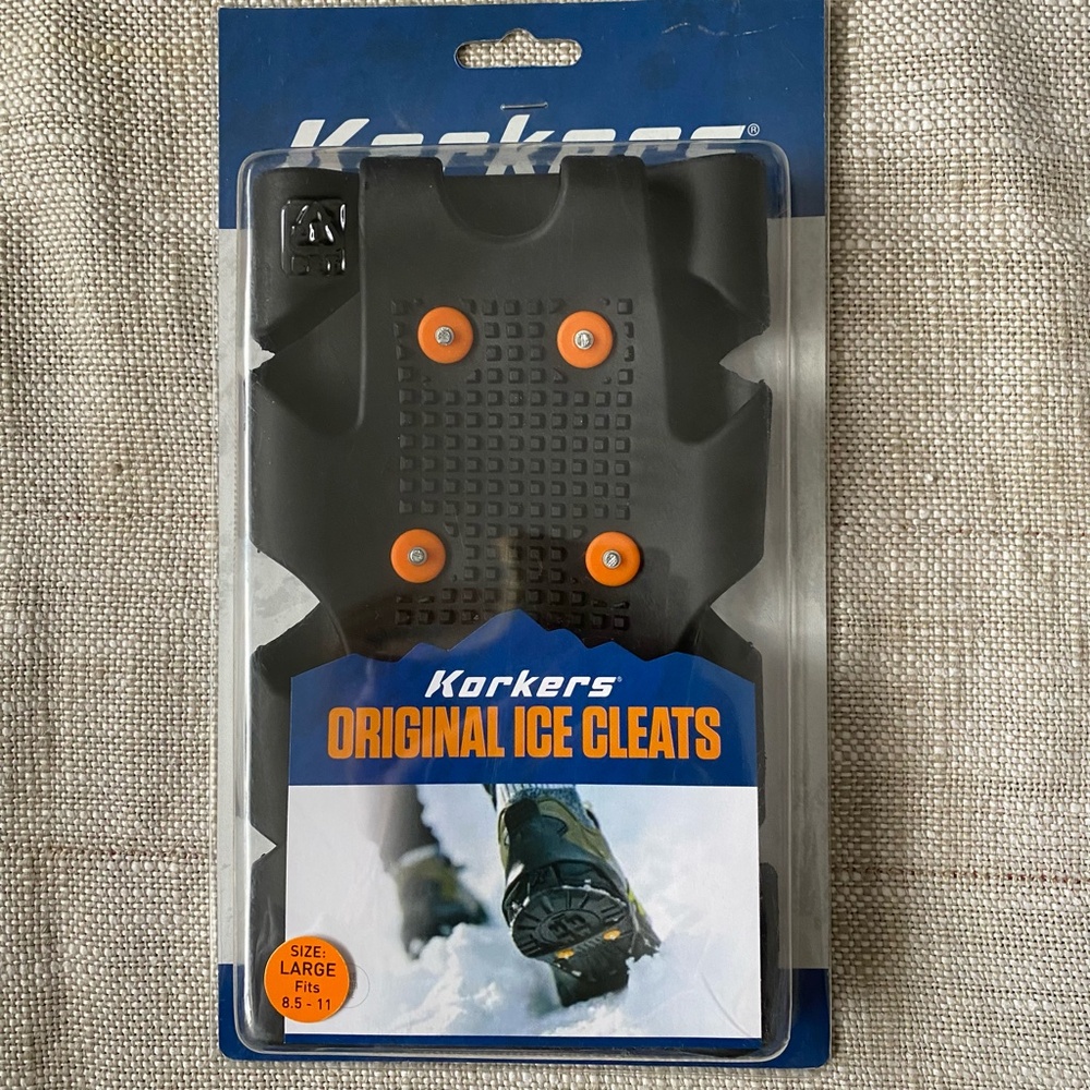 Korkers Unisex Outdoor Traction Original Ice Cleats- Size- Large- 8.5-11